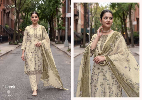 Glossy Tehzeeb Vol 2 Pure Viscose Muslin Dress Material