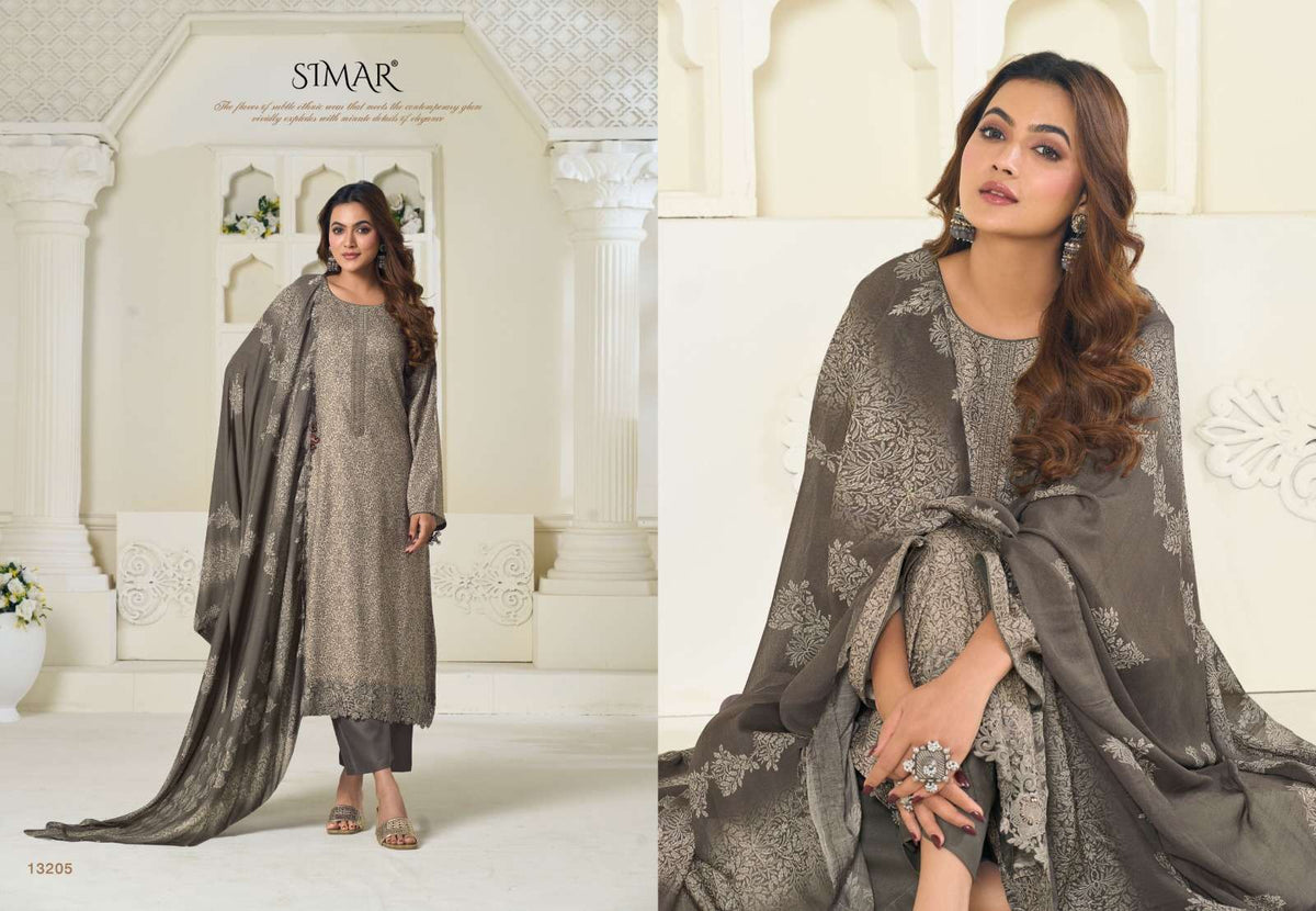 Glossy Ziyana Pure Viscose Pashmina Dress Material