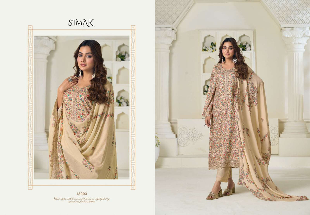 Glossy Ziyana Pure Viscose Pashmina Dress Material