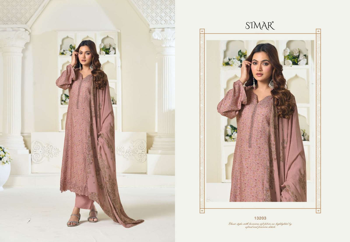 Glossy Ziyana Pure Viscose Pashmina Dress Material
