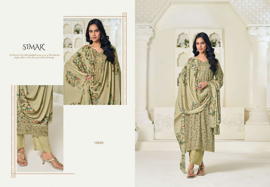 Glossy Ziyana Pure Viscose Pashmina Dress Material