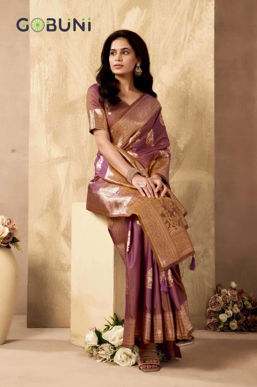 Gobuni Sabyasachi Rich Pallu Silk Saree Collection - Amrah Wholesale