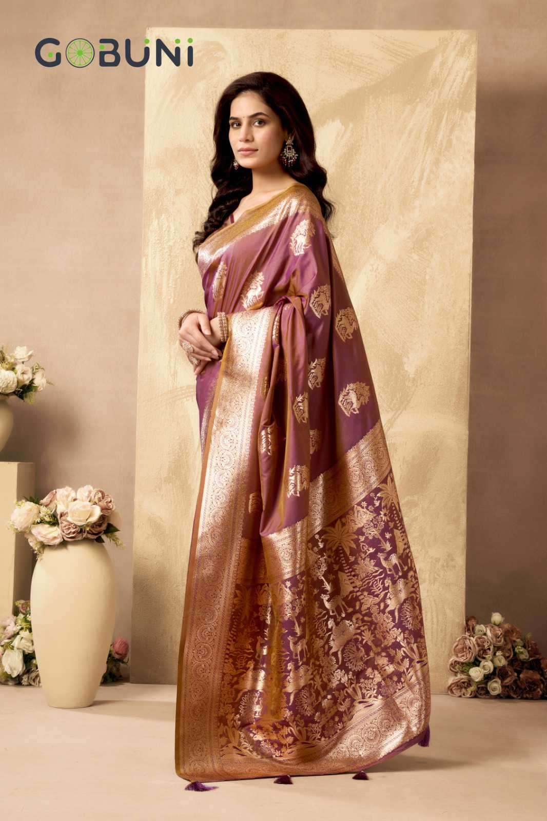 Gobuni Sabyasachi Rich Pallu Silk Saree Collection - Amrah Wholesale