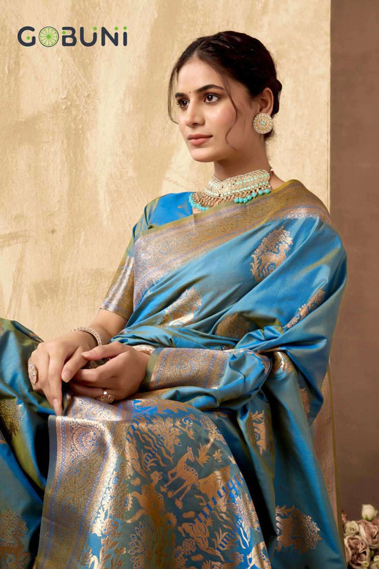 Gobuni Sabyasachi Rich Pallu Silk Saree Collection - Amrah Wholesale