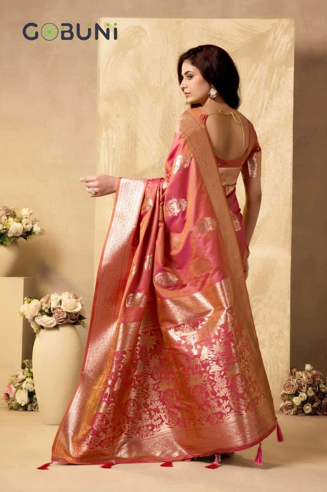 Gobuni Sabyasachi Rich Pallu Silk Saree Collection - Amrah Wholesale