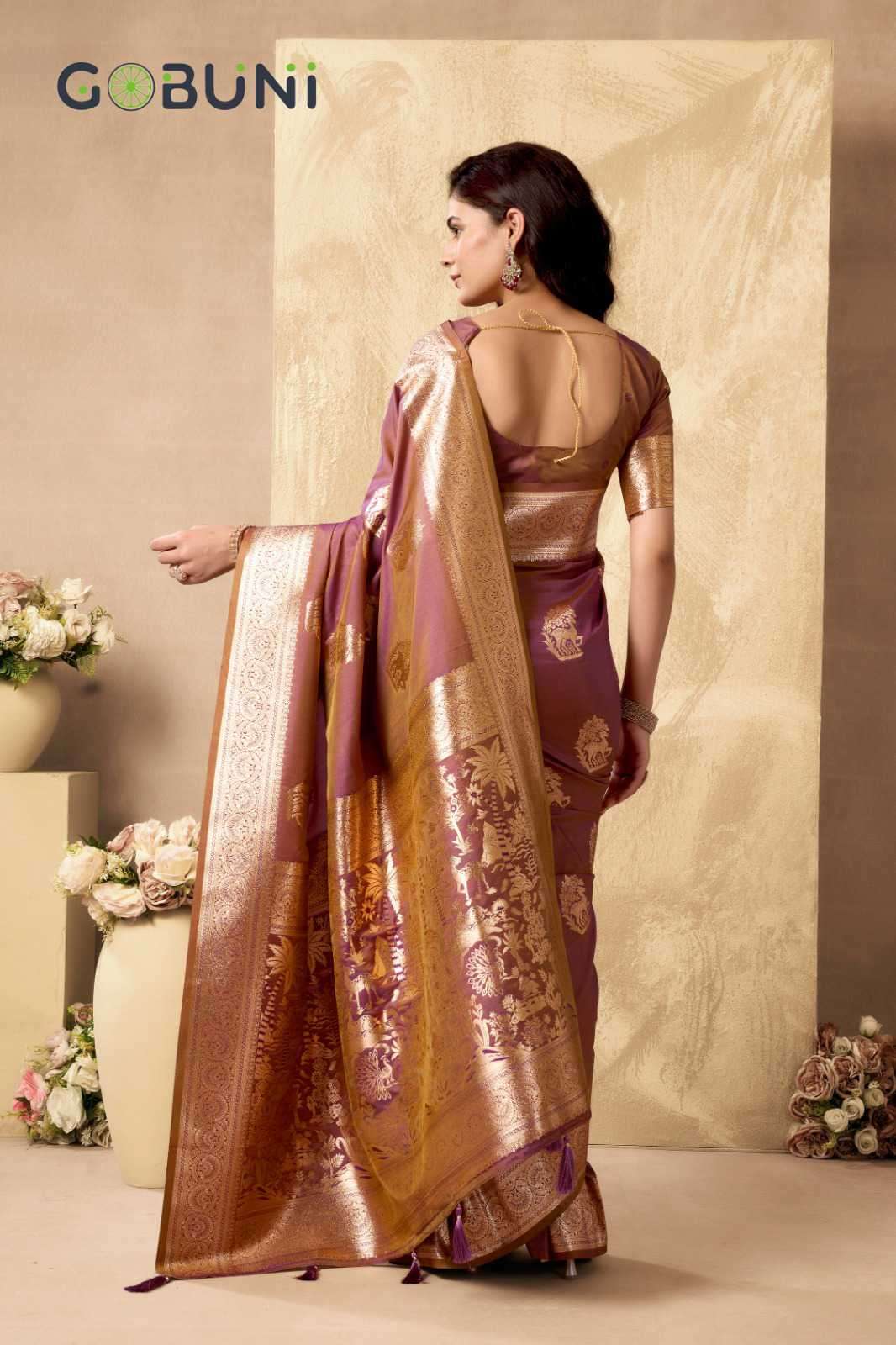 Gobuni Sabyasachi Rich Pallu Silk Saree Collection - Amrah Wholesale