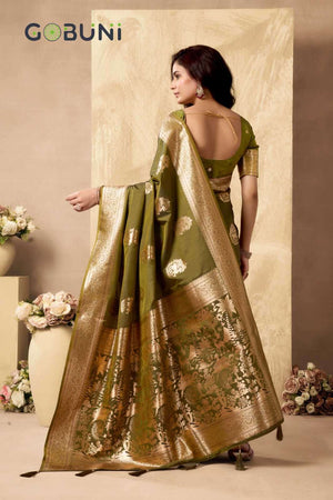 Gobuni Sabyasachi Rich Pallu Silk Saree Collection
