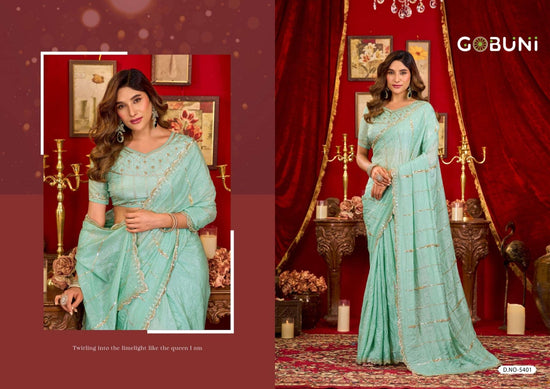 GOBUNI SAHIBA Soft Silk Printed Sarees - Amrah Wholesale