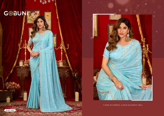GOBUNI SAHIBA Soft Silk Printed Sarees