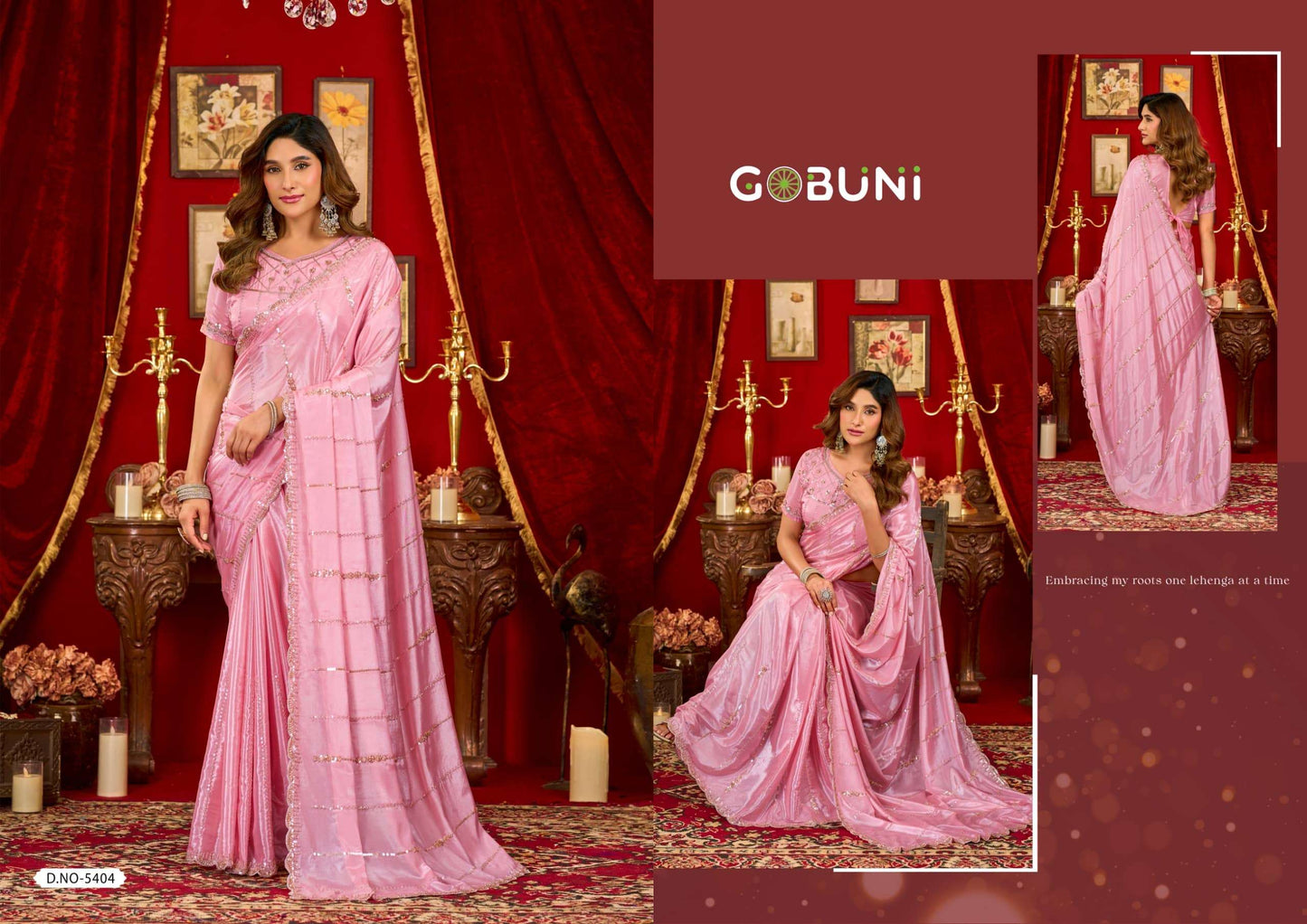 GOBUNI SAHIBA Soft Silk Printed Sarees