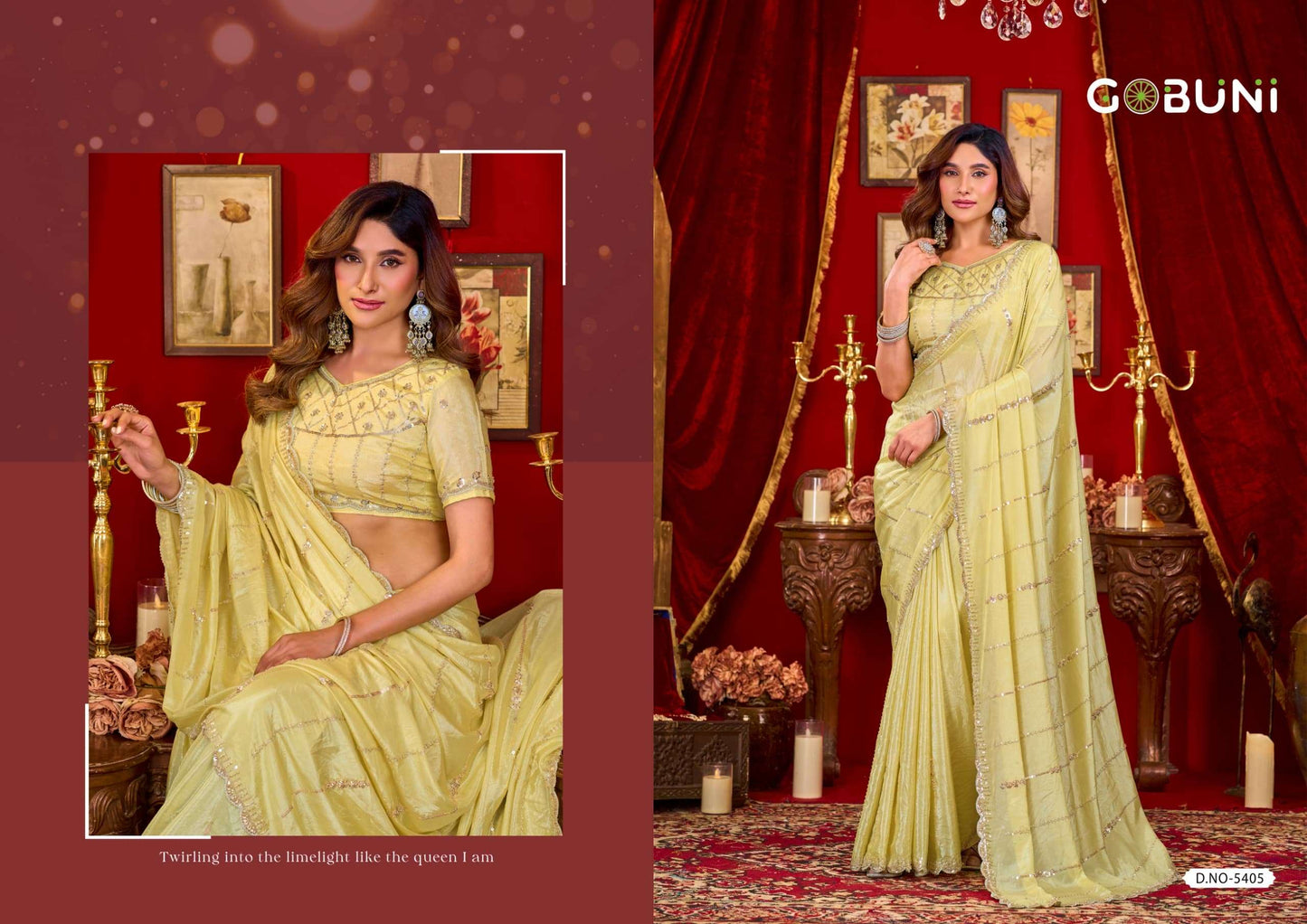 GOBUNI SAHIBA Soft Silk Printed Sarees