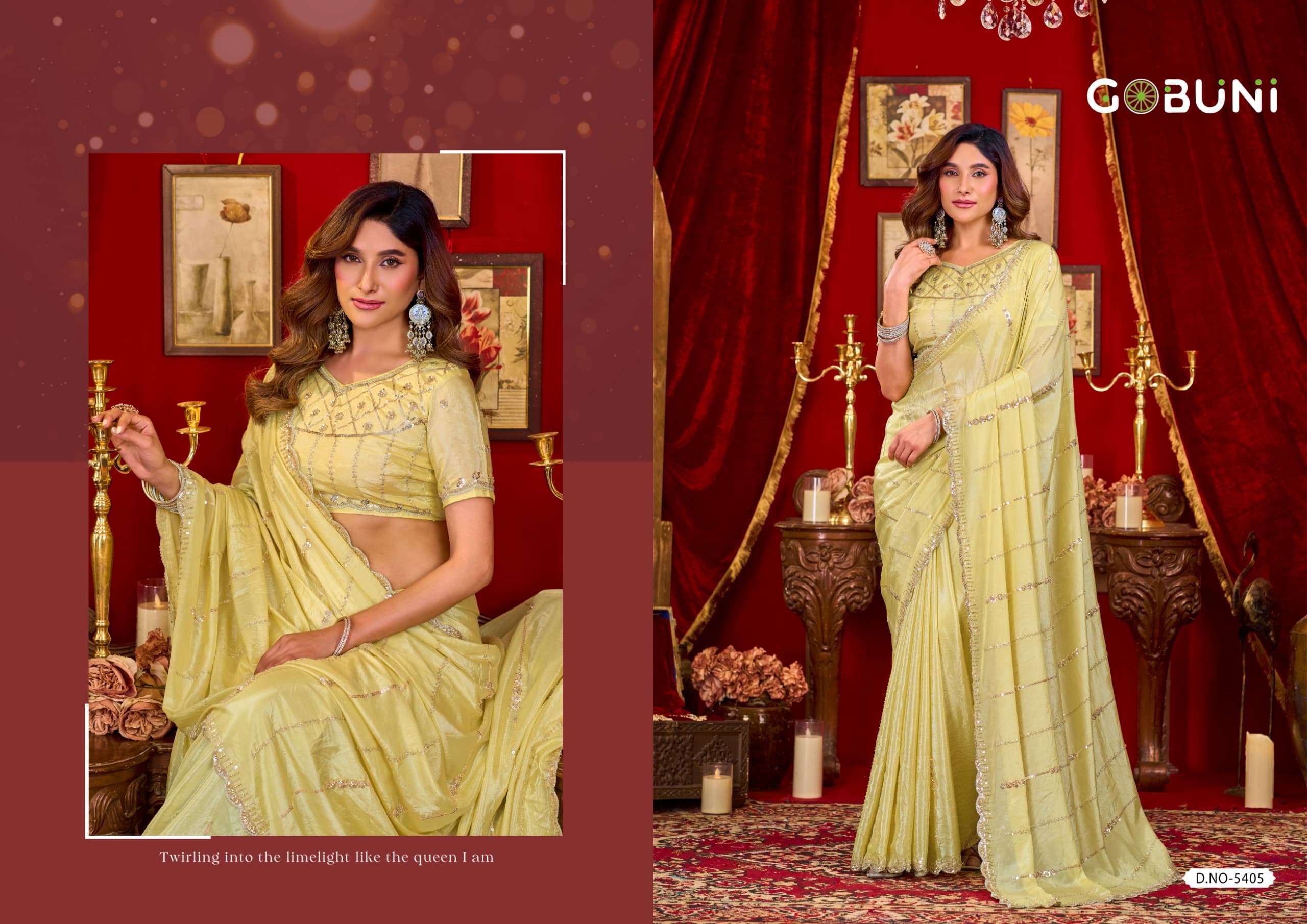 GOBUNI SAHIBA Soft Silk Printed Sarees