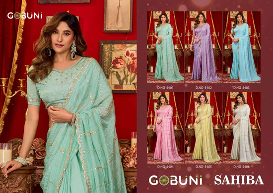GOBUNI SAHIBA Soft Silk Printed Sarees