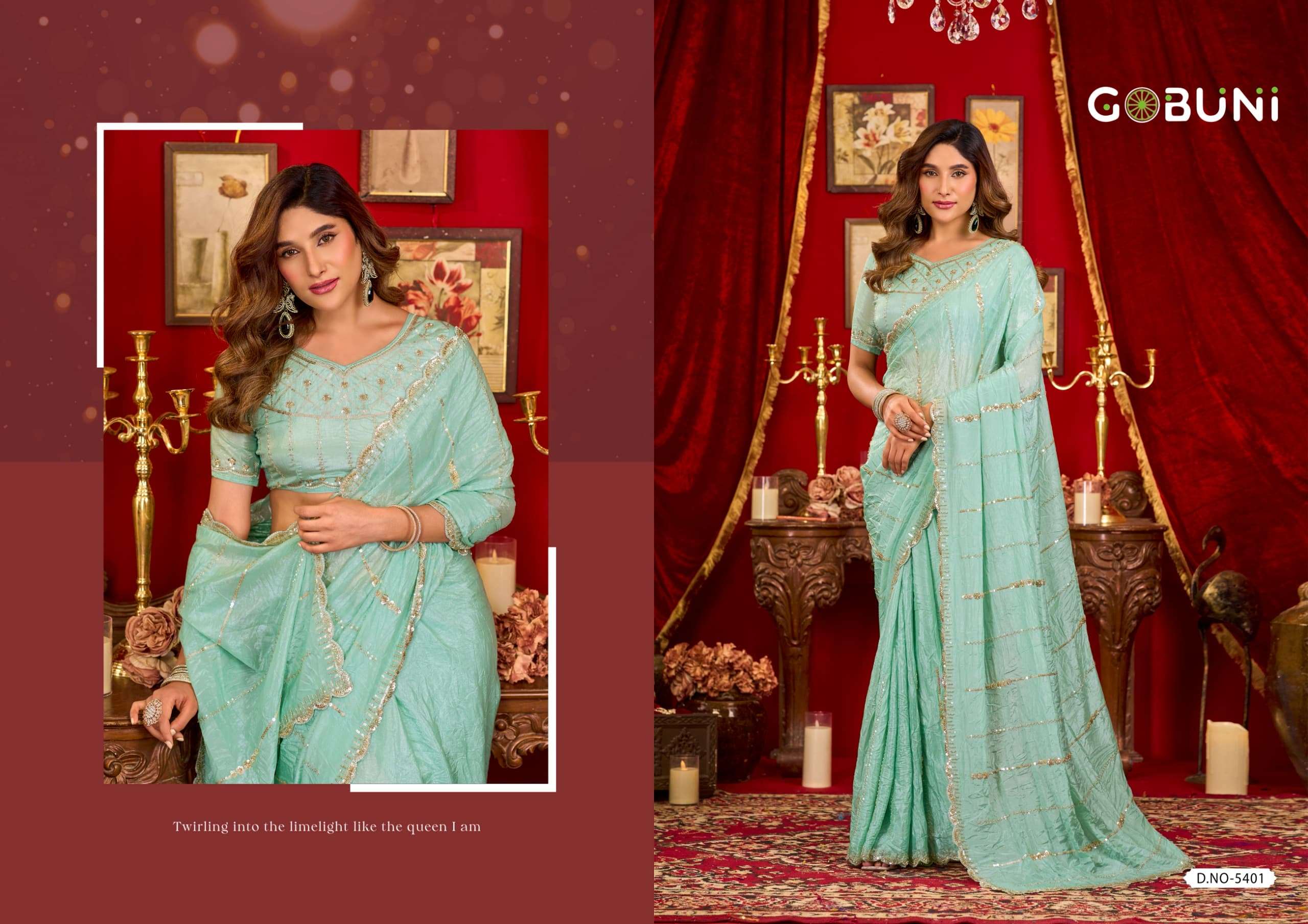 GOBUNI SAHIBA Soft Silk Printed Sarees