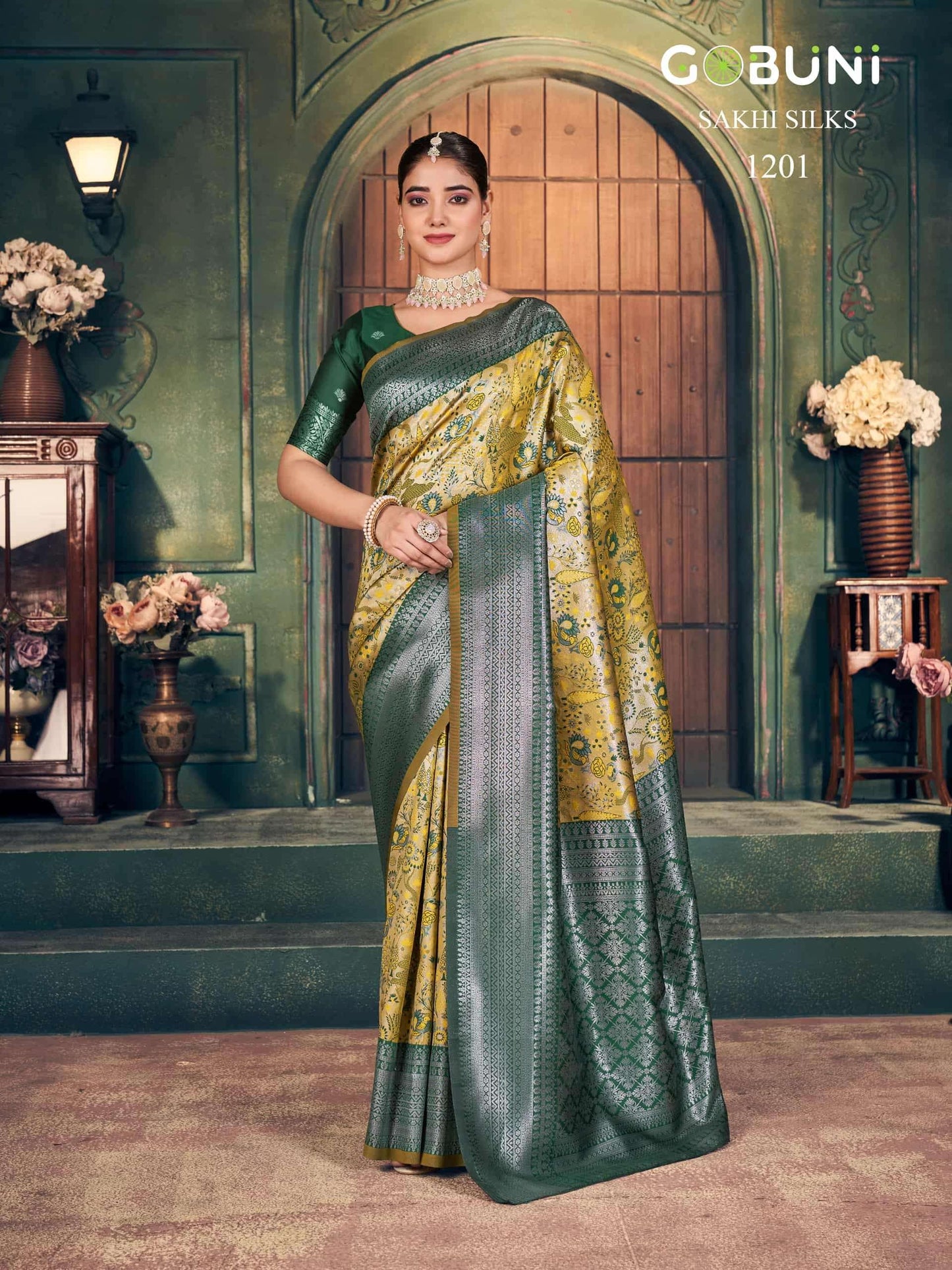 Gobuni Sakhi Silk - Amrah Wholesale