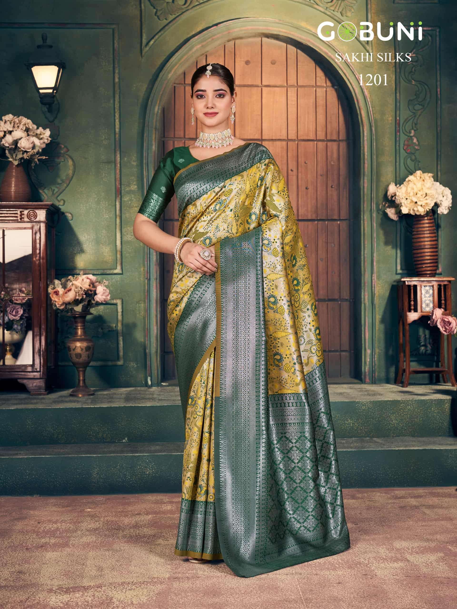 Gobuni Sakhi Silk - Amrah Wholesale