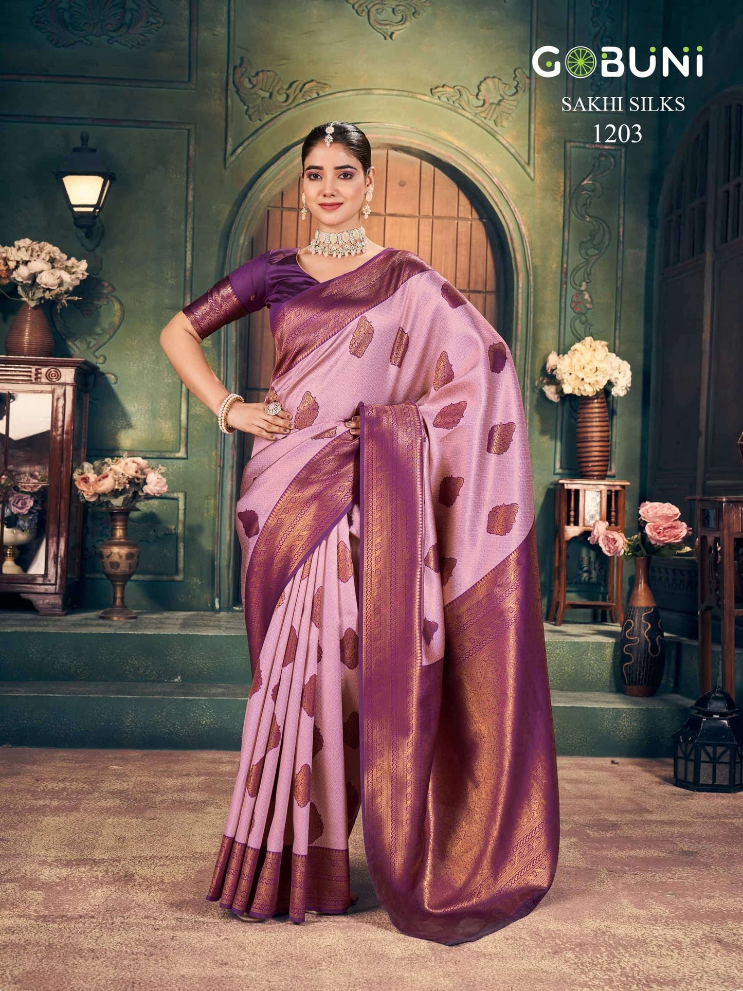 Gobuni Sakhi Silk - Amrah Wholesale