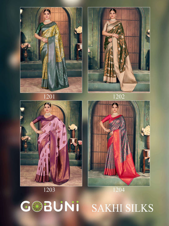 Gobuni Sakhi Silk - Amrah Wholesale