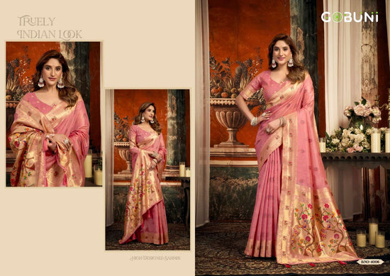 Gobuni Sakshi Superkota Paithani Party Wear Saree - Amrah Wholesale