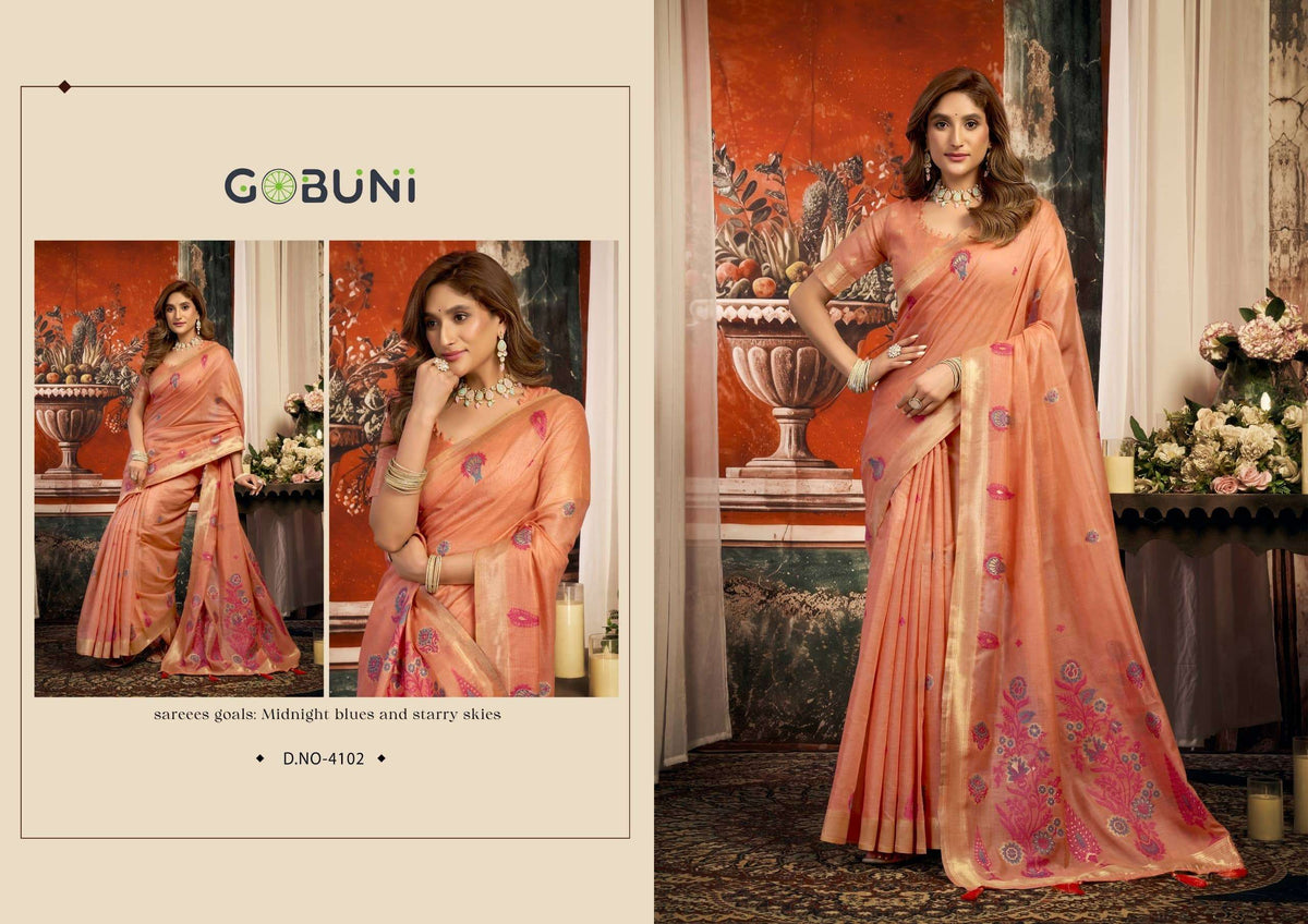 Gobuni Sejal Saree - Amrah Wholesale