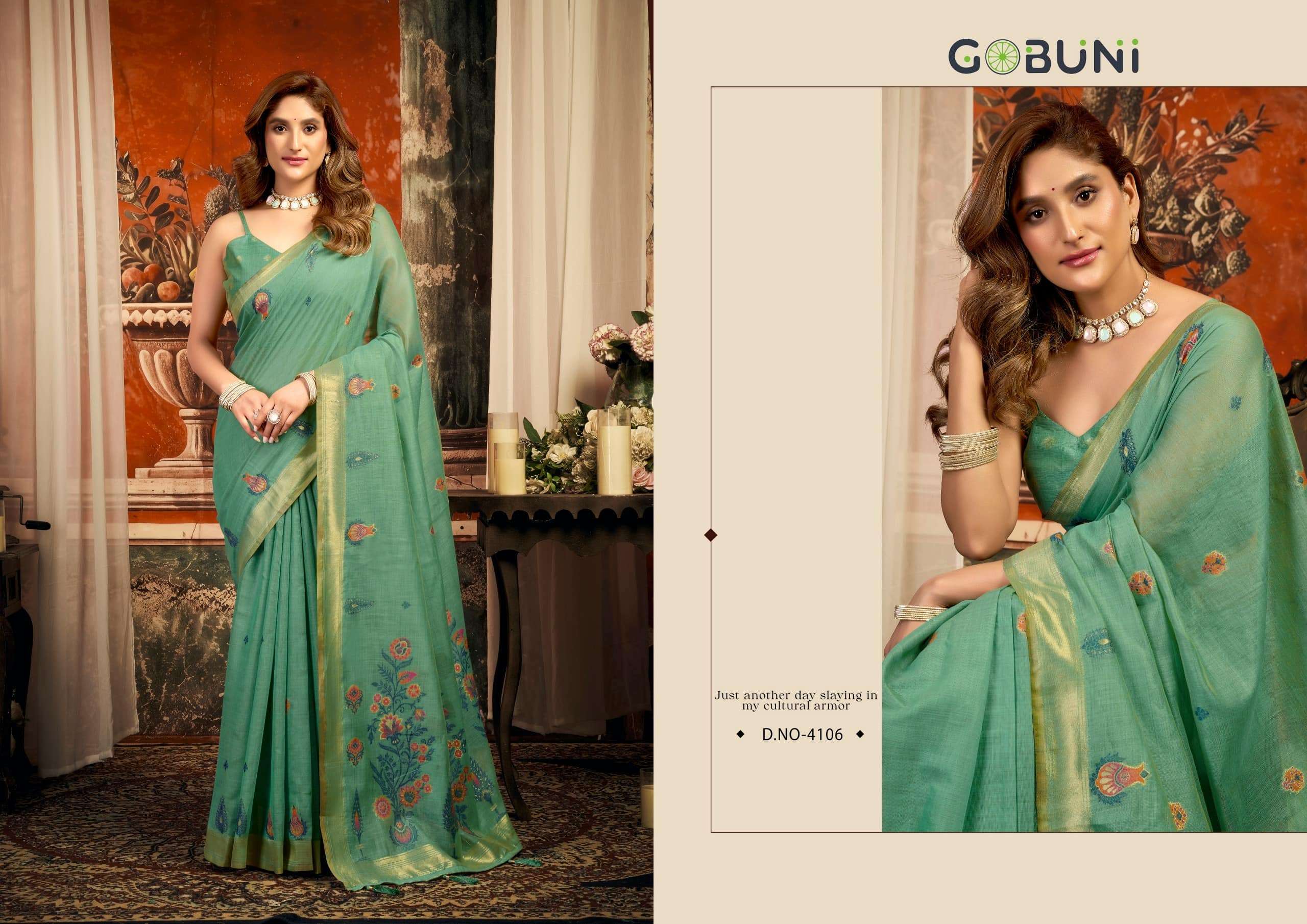 Gobuni Sejal Saree - Amrah Wholesale