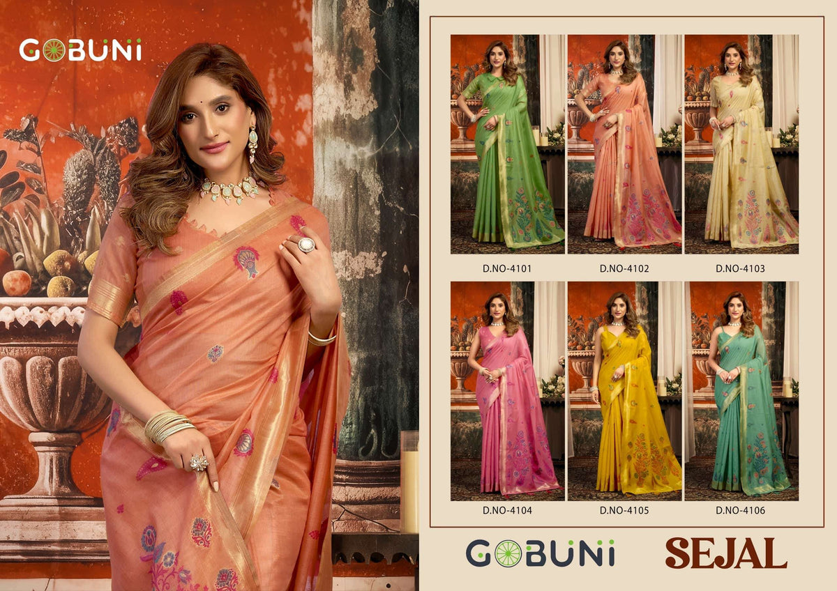 Gobuni Sejal Saree - Amrah Wholesale