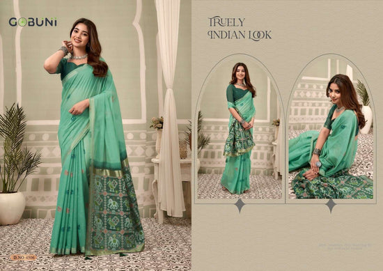 GOBUNI SHANAYA Patola Printed Saree - Amrah Wholesale