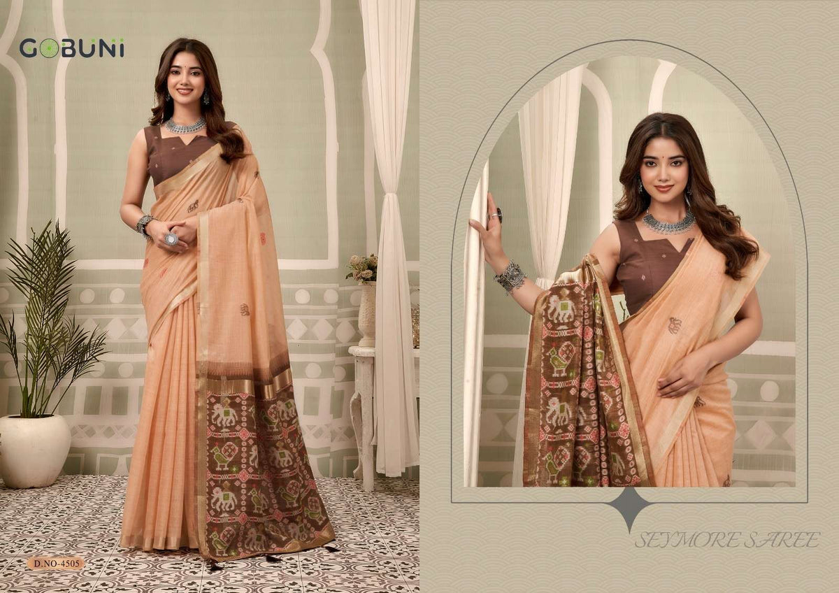 GOBUNI SHANAYA Patola Printed Saree - Amrah Wholesale