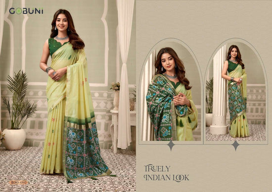 GOBUNI SHANAYA Patola Printed Saree - Amrah Wholesale