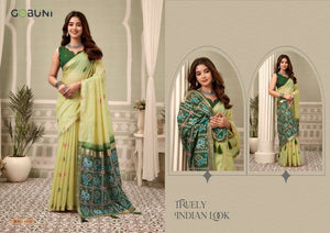 GOBUNI SHANAYA Patola Printed Saree