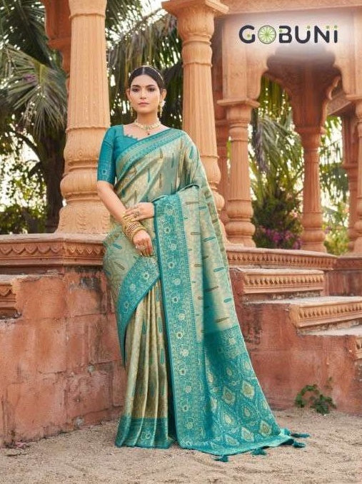 GOBUNI SHUBHARAMBH Pure Banarasi Silk Sarees