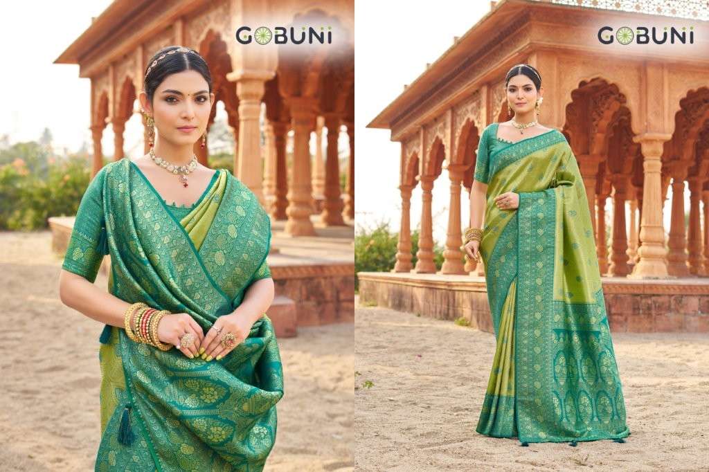 GOBUNI SHUBHARAMBH Pure Banarasi Silk Sarees