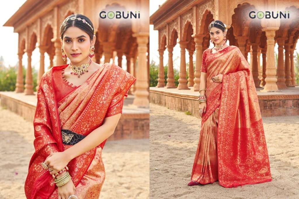 GOBUNI SHUBHARAMBH Pure Banarasi Silk Sarees
