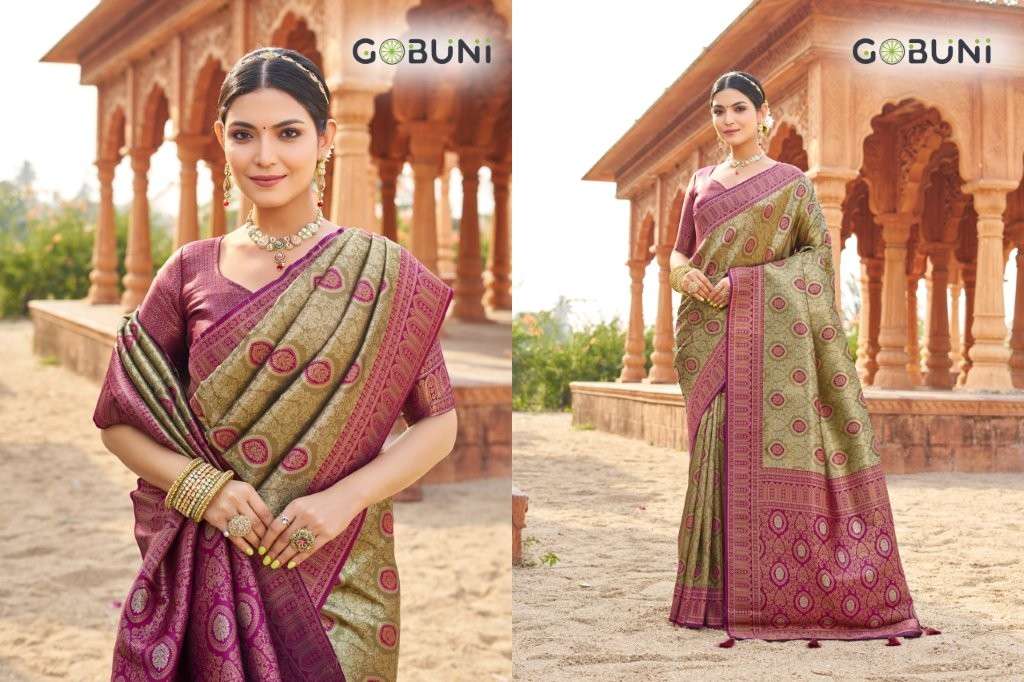 GOBUNI SHUBHARAMBH Pure Banarasi Silk Sarees