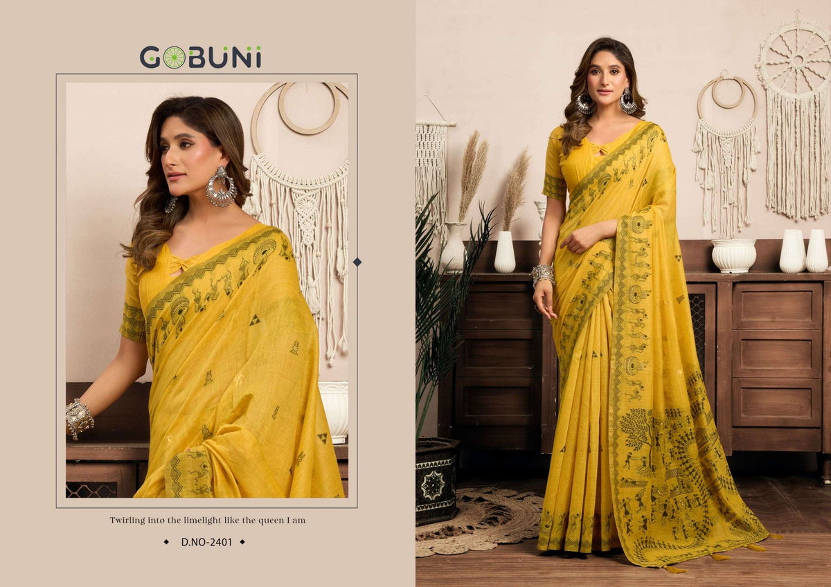 GOBUNI SOWMYA Fancy Saree Wholesale Surat India - Amrah Wholesale