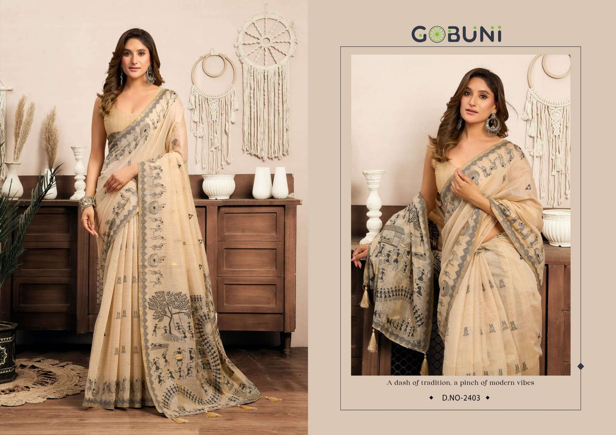 GOBUNI SOWMYA Fancy Saree Wholesale Surat India - Amrah Wholesale