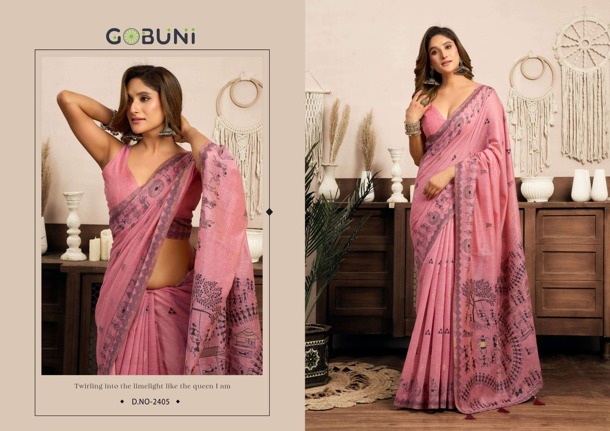 GOBUNI SOWMYA Fancy Saree Wholesale Surat India - Amrah Wholesale