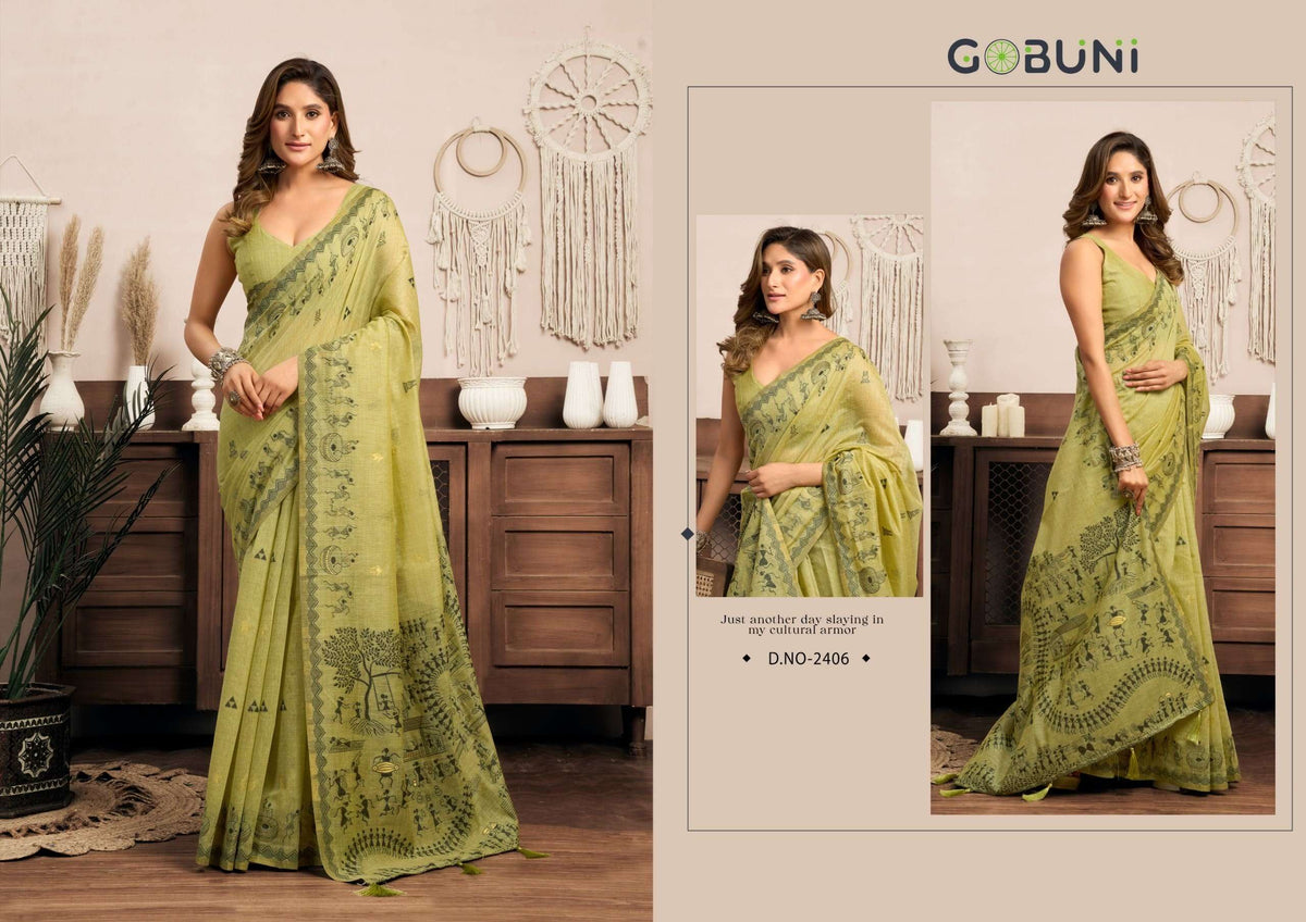 GOBUNI SOWMYA Fancy Saree Wholesale Surat India - Amrah Wholesale