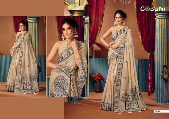 Gobuni Sowmya Vol 2 Modal Worli Work Saree - Amrah Wholesale