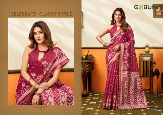 GOBUNI SUCHI 4301 TO 4306 Cotton Printed Sarees