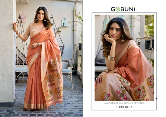 Gobuni Surbhi 3901–3906 Series Saree Wholesale Catalogue - Amrah Wholesale