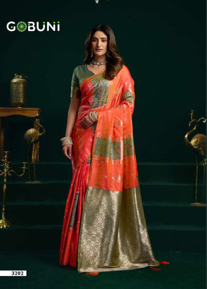 Gobuni Swara Pure Silk Saree Collection - Amrah Wholesale