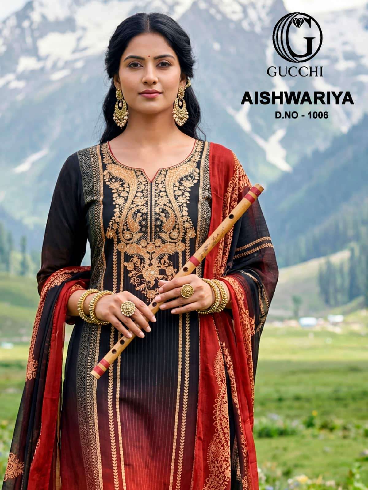 Gucchi Aishwariya 1006 Pure Jam Satin Dress Material