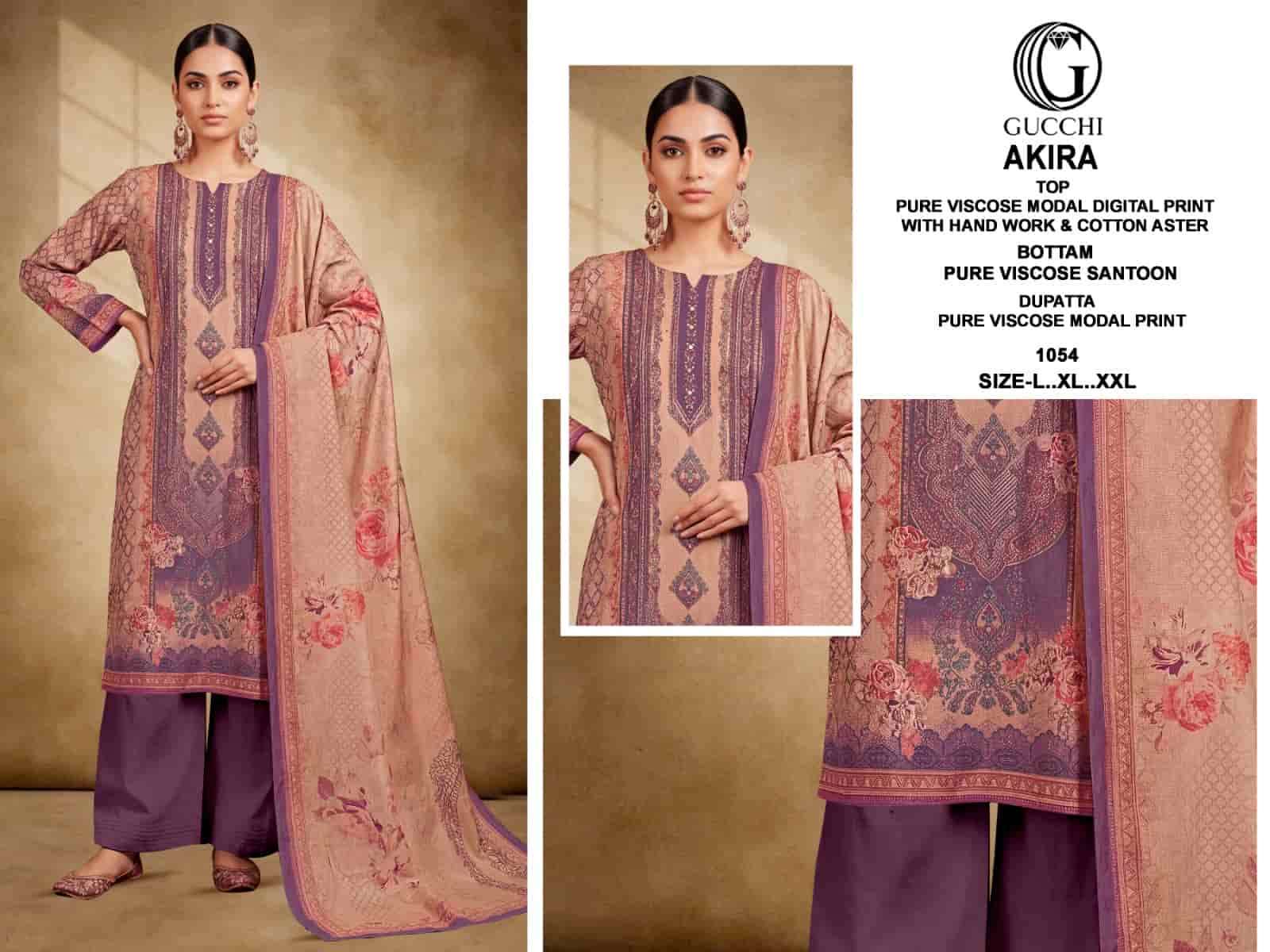 Gucchi Akira Pure Viscose Modal Kurti Pant Dupatta Set