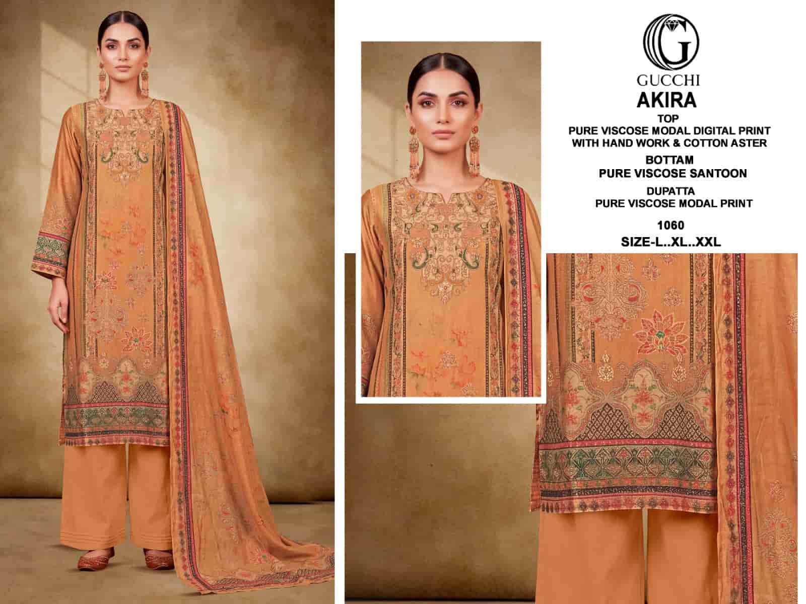 Gucchi Akira Pure Viscose Modal Kurti Pant Dupatta Set