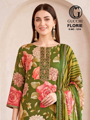 Gucchi Florie 1214 Pure Viscose Pashmina Dress Material