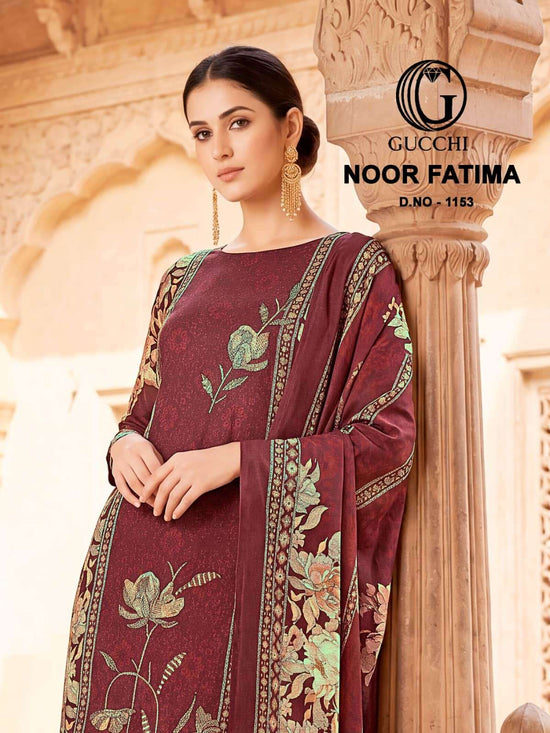 Gucchi Noor Fatima 1153 Premium Muslin Dress Material