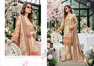 Gucchi Shahi Vol 7 Pure Viscose Muslin Digital Printed Dress