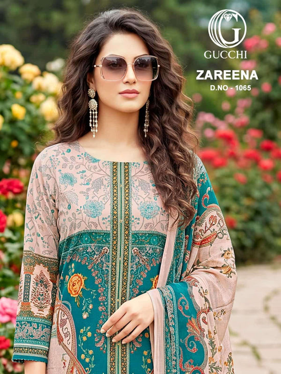 Gucchi Zareena 1065 Viscose Muslin Dress Material