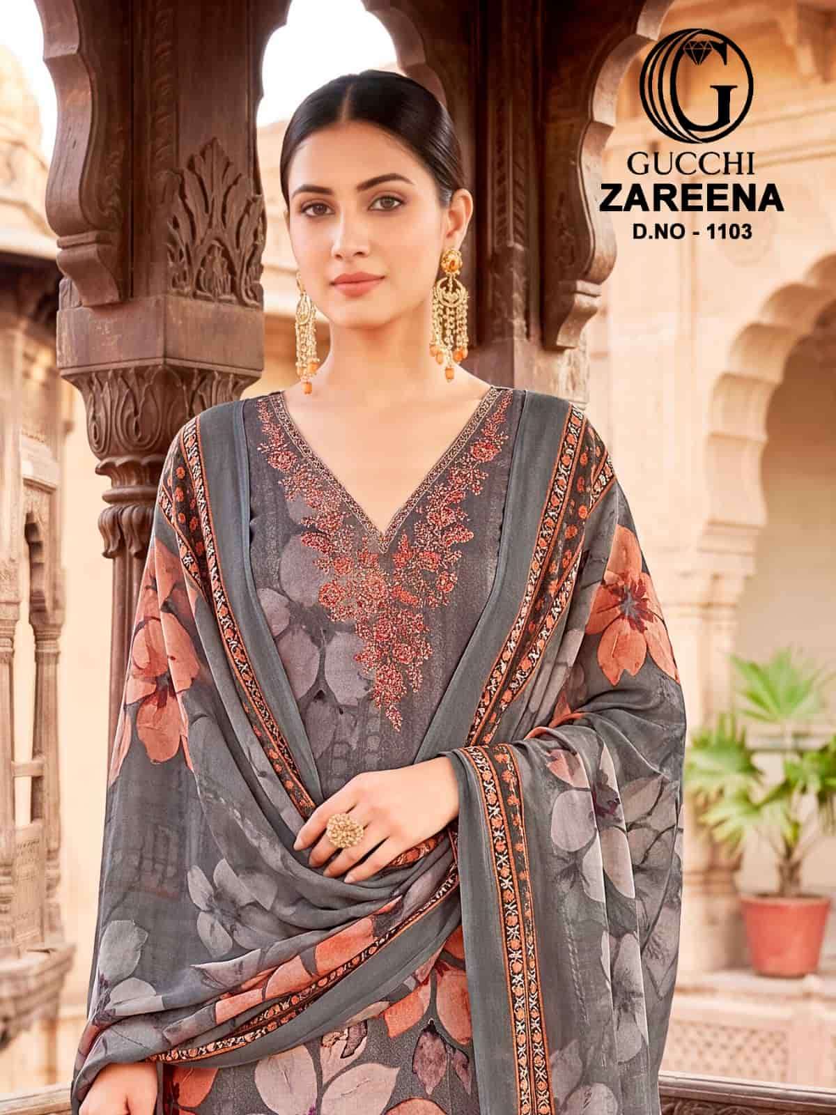Gucchi Zareena Vol 1103 Pure Viscose Muslin Dress Material - Amrah Wholesale